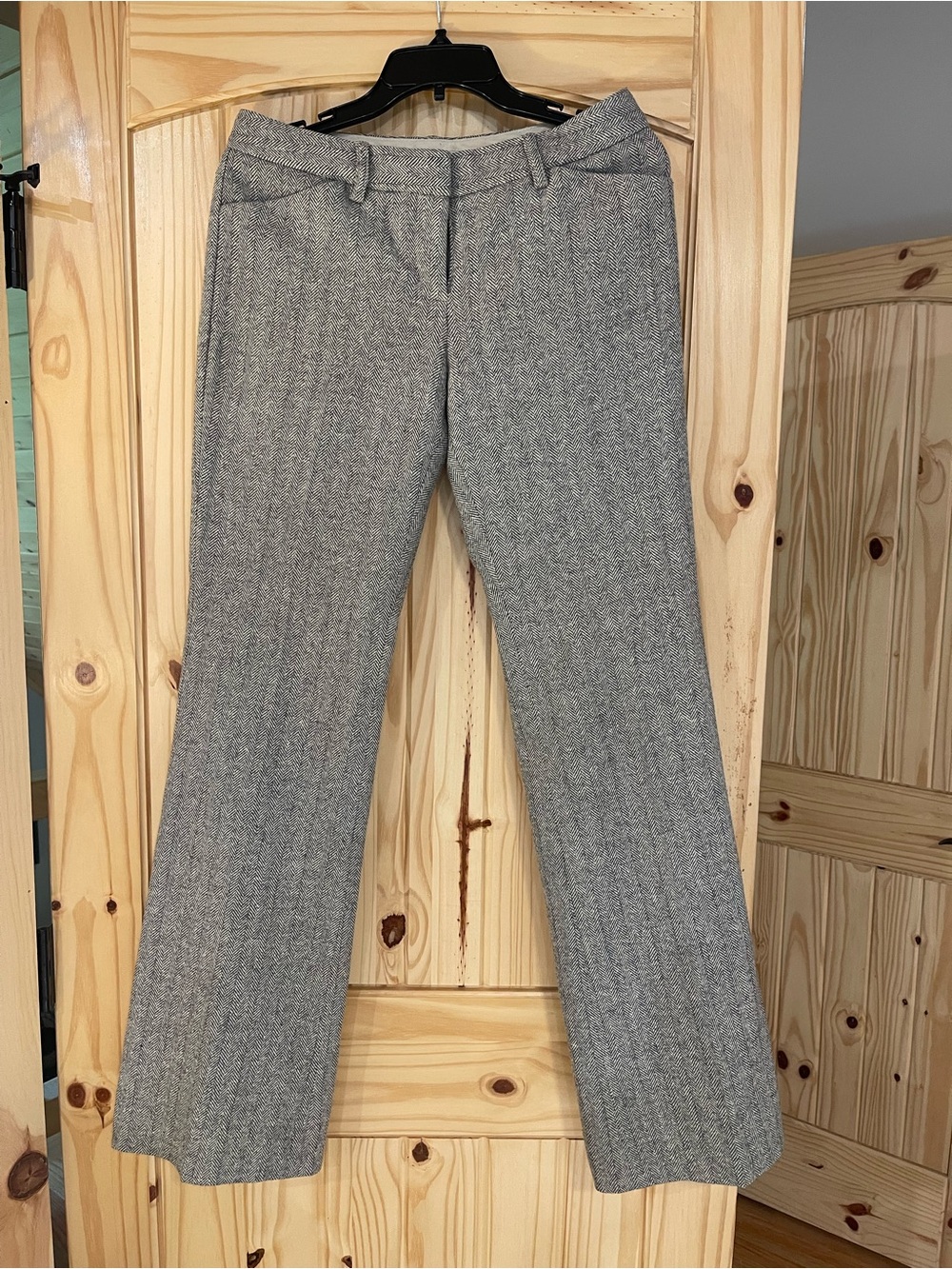 Express Women's Wool Tweed Editor Dress Pants Gray Size 4